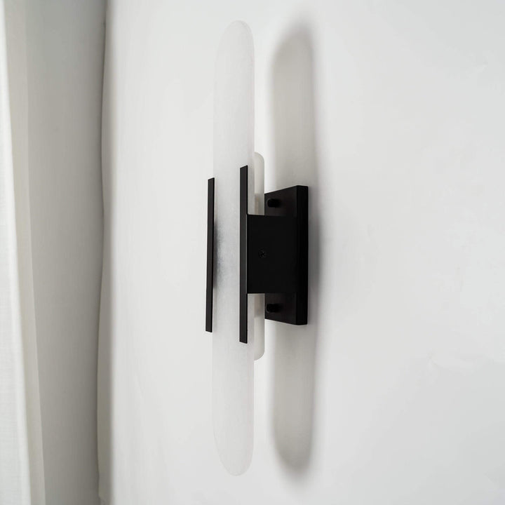Elongated Alabaster Wall Lamp