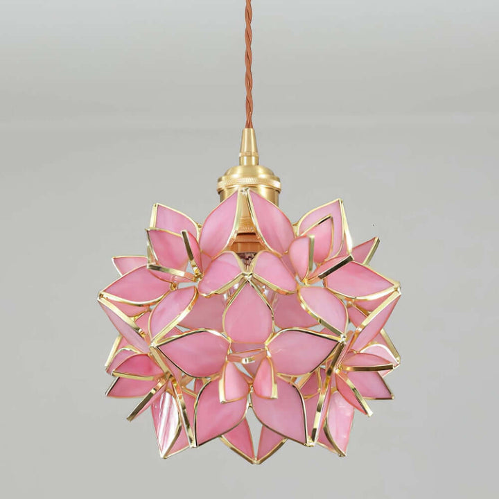 Capiz Shell Pendant Light, 20cm, Elegant Hanging Lamp