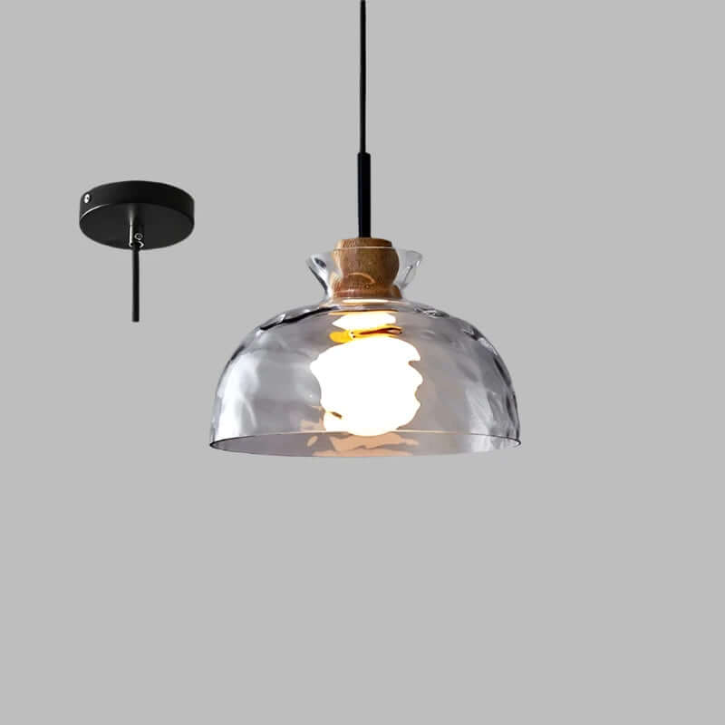 Modern Glass Pendant Light Fixture Hanging Lamp