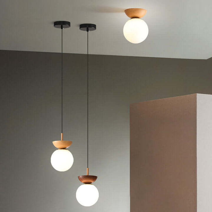 Japanese Style LED Ceiling Pendant Lamp