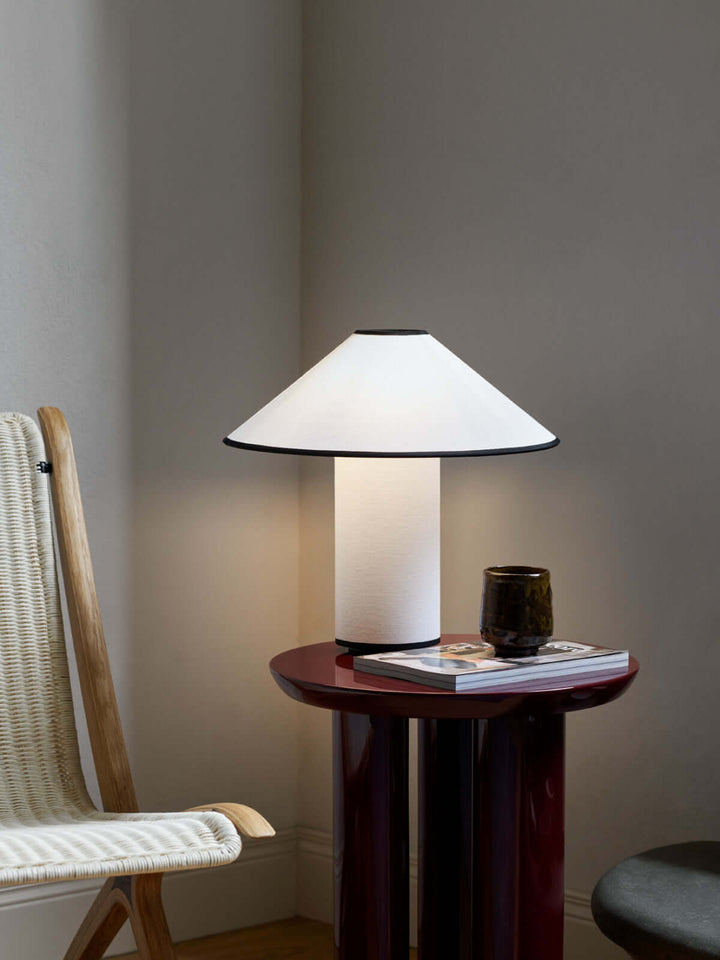 Elegant Metal & Fabric Table Lamp 32cm