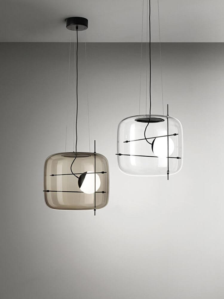 Modern Glass Pendant Light 30cm