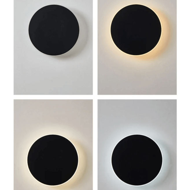 Round Metal LED Outdoor Wall Light