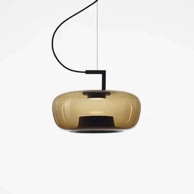 Modern Glass Pendant Light with LED