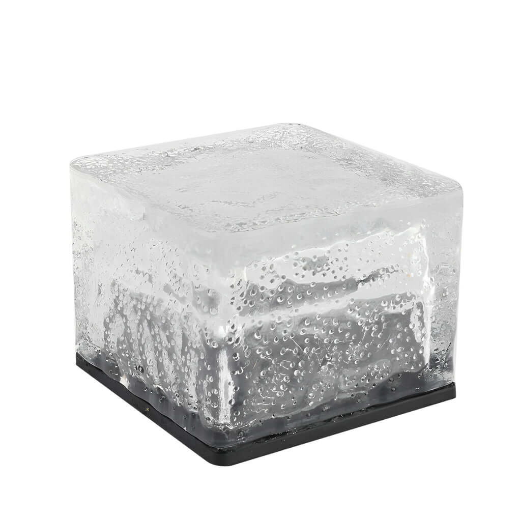Solar Garden Light Square Crystal Outdoor LED Lamp