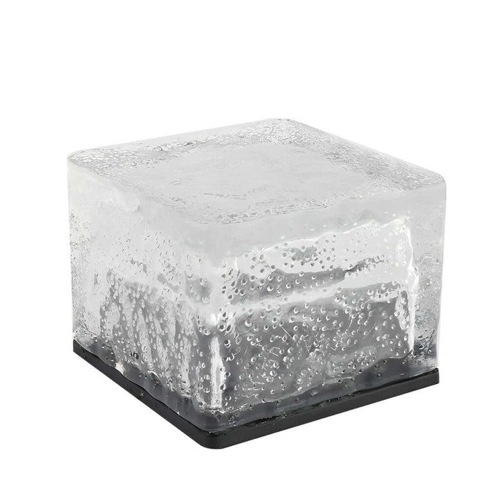 Solar Garden Light Square Crystal Outdoor LED Lamp