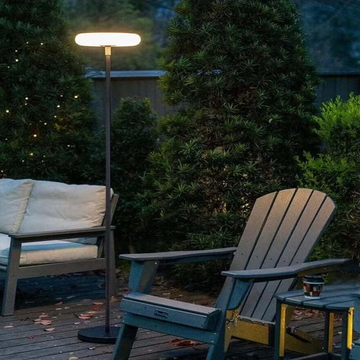 Solar Garden Lamp Outdoor, Metal & Acrylic, Dia 30cm