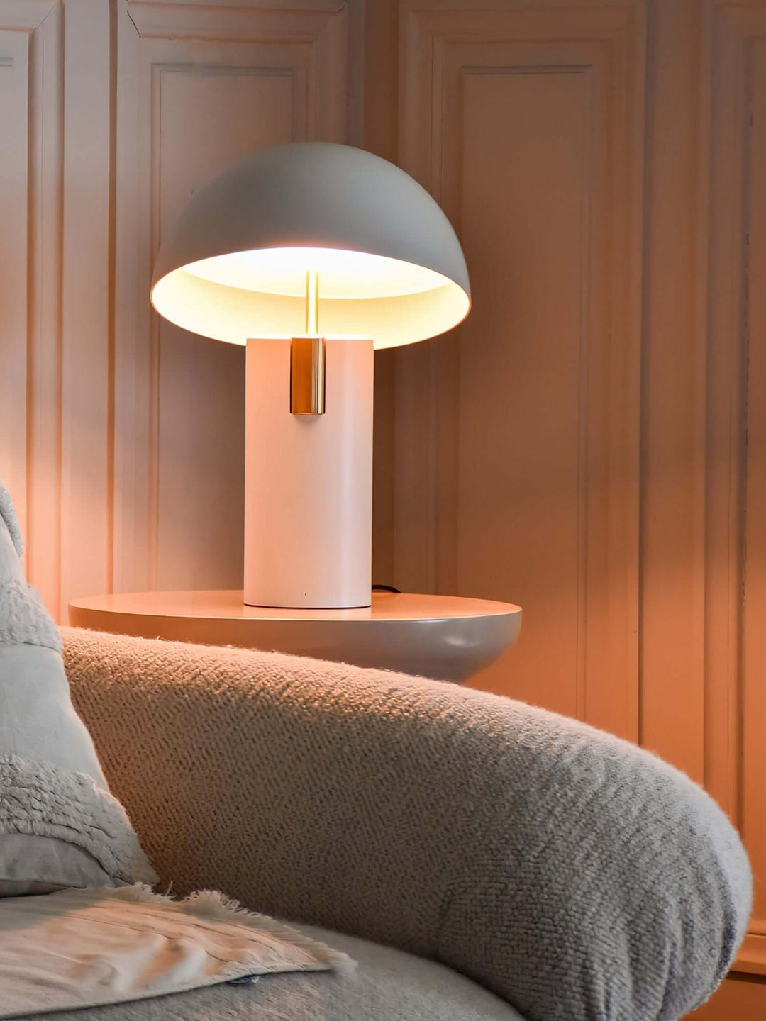 Modern Rotating Cylinder Table Lamp with LED