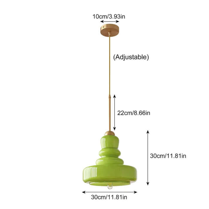 Gourd Glass Pendant Light
