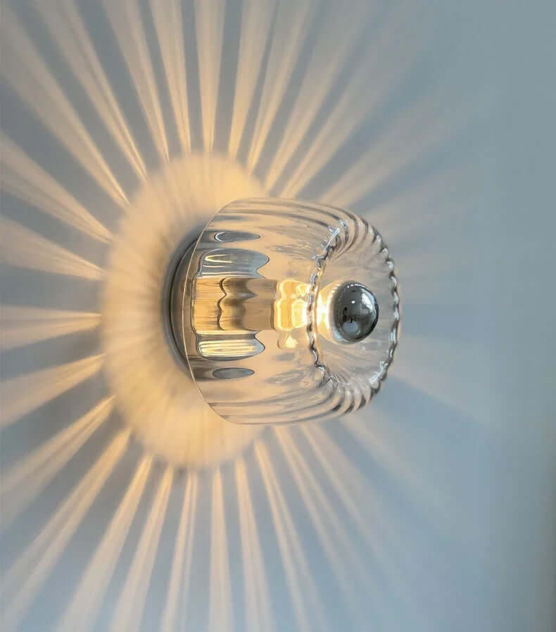 Modern Nordic Glass Wall Light Fixture