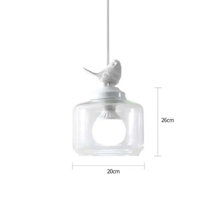 Decorative Bird Hanging Lamp with LED Bulbs