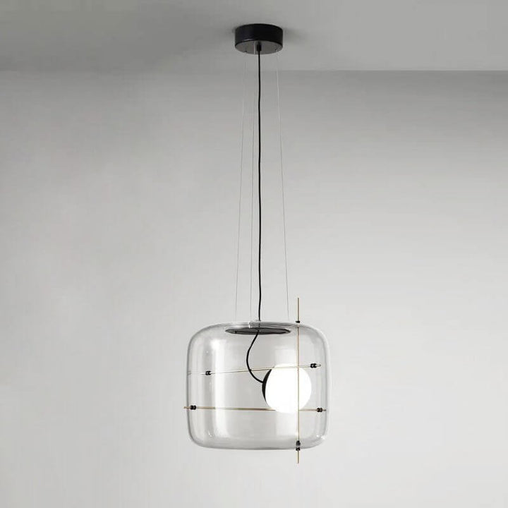 Modern Glass Pendant Light 30cm