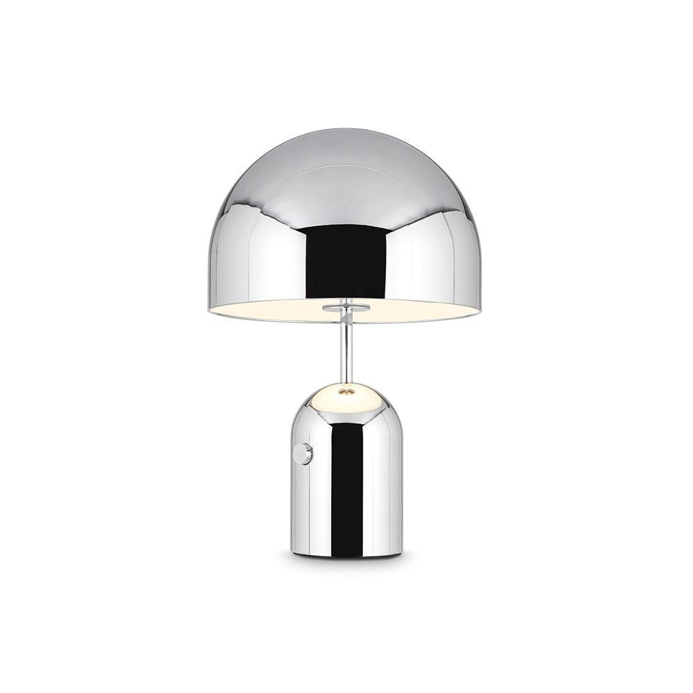 Modern Acrylic & Metal Bell Table Lamp
