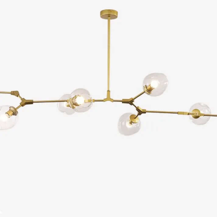 Modern Bubble Glass Sputnik Chandelier