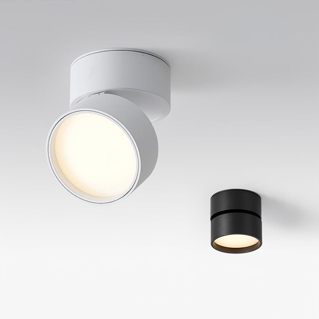 Adjustable LED Ceiling Spotlight Fixture, Warm White, 10cm