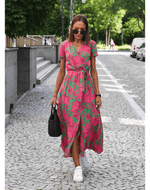 Pink and green