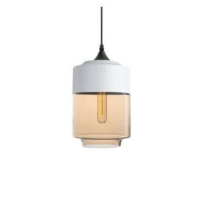 Elegant Glass Pendant Light with Adjustable Cable