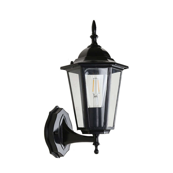 Retro Outdoor Glass Wall Light