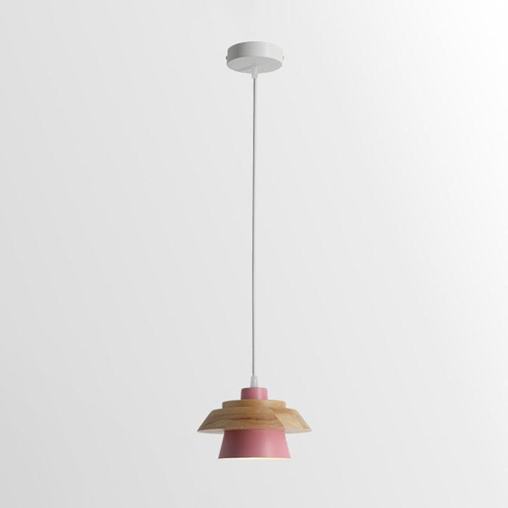 Natural Stone & Wood Pendant Lamp
