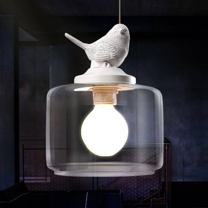 Decorative Bird Hanging Lamp with LED Bulbs
