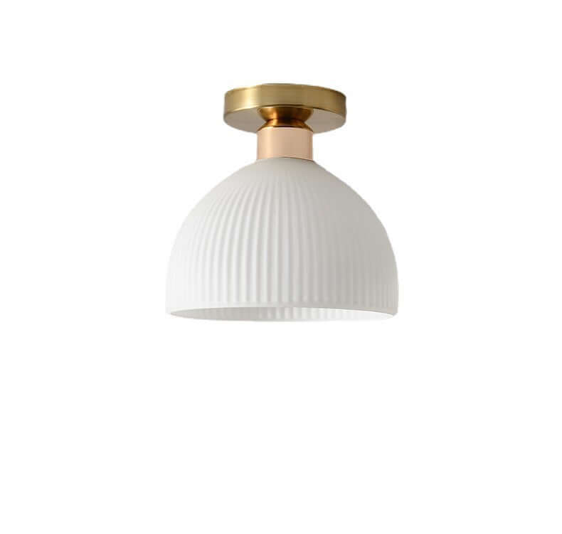 Milk White Glass Ceiling Lamp