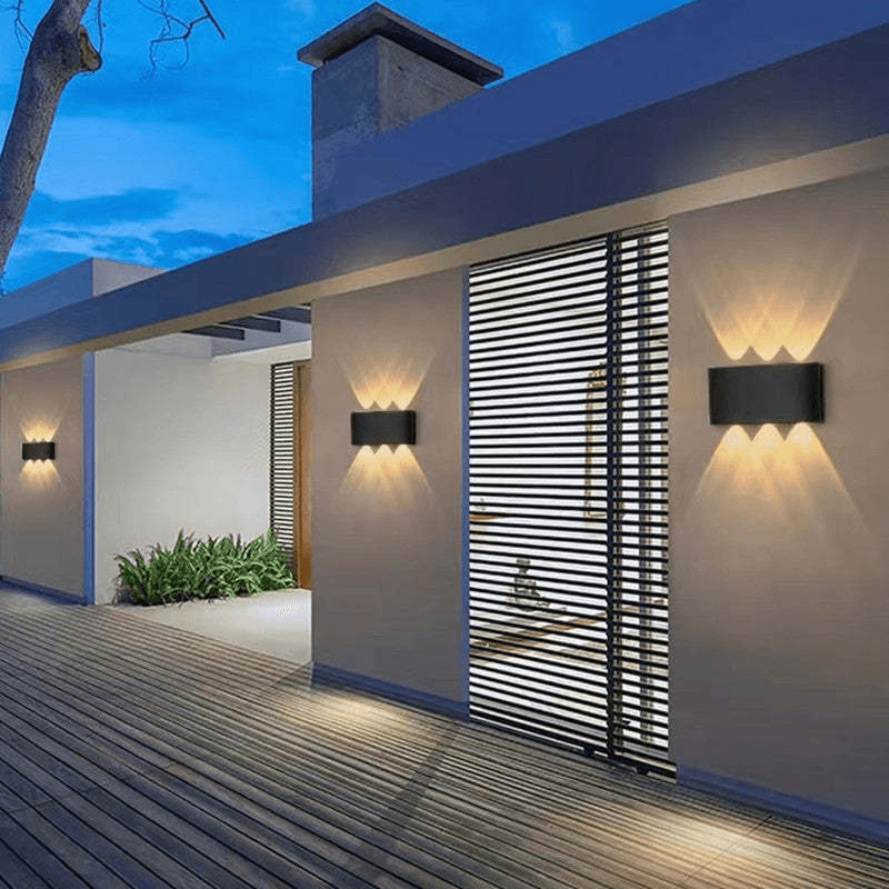 Modern LED Wall Sconce Light - Indoor/Outdoor