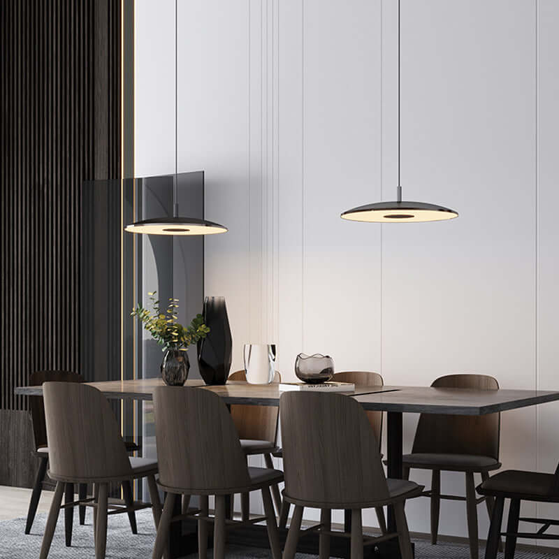 Modern Iron Nickel LED Pendant Light