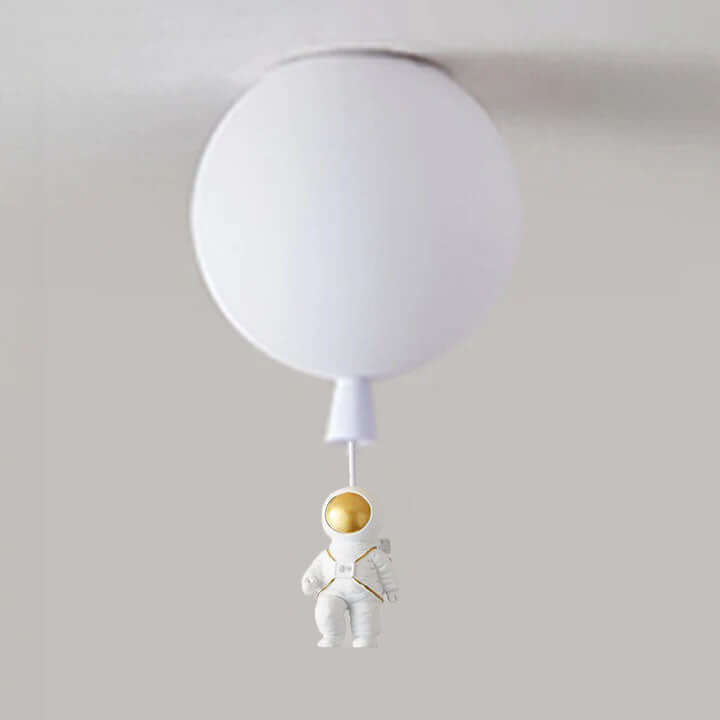 Modern Moon Astronaut LED Ceiling Light