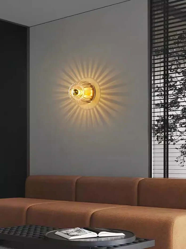 Modern Nordic Glass Wall Light Fixture