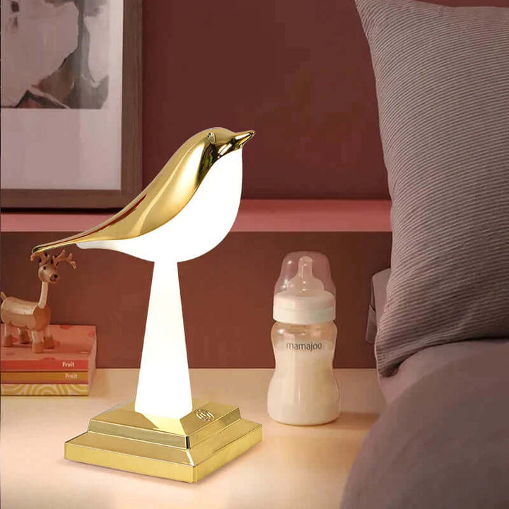 Decorative Bird Table Lamp with Touch Charging