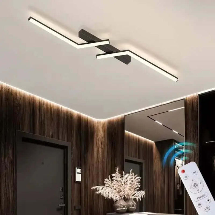 Modern LED Ceiling Light with Line Design