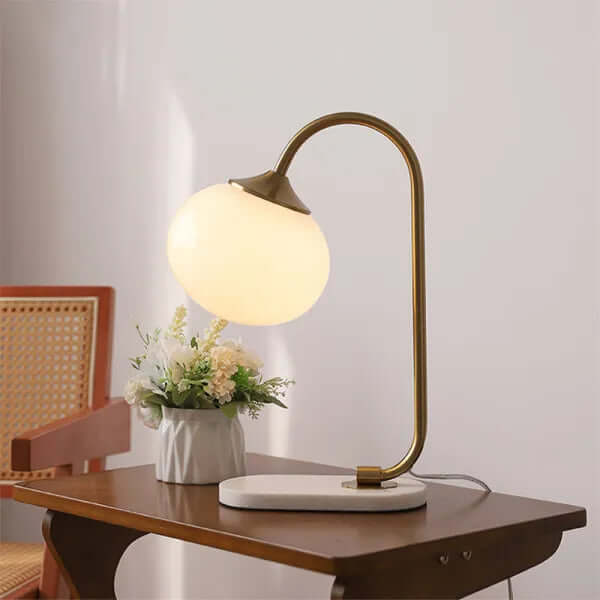 Modern Glass Globe Table Lamp