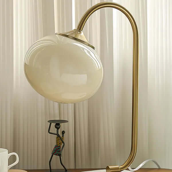 Modern Glass Globe Table Lamp