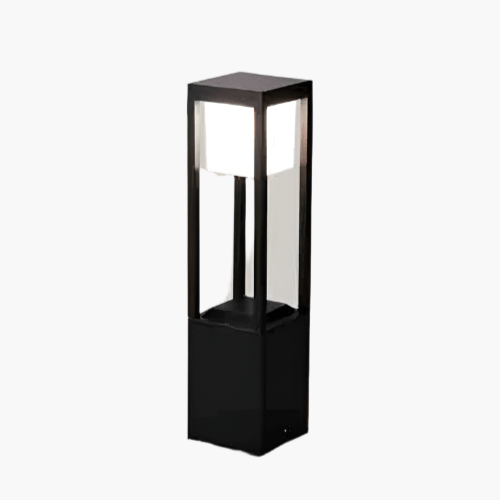 60cm Solar Cube Garden Light Outdoor Warm White LED