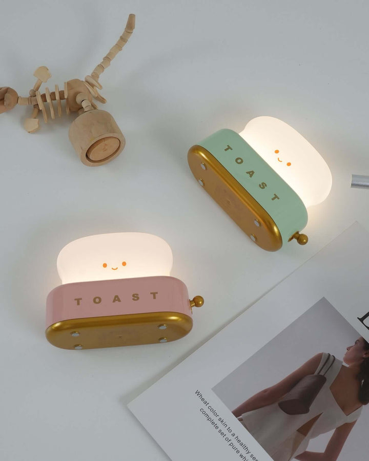 Rechargeable Toaster Lamp, Battery Desk Light