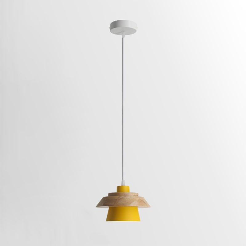 Natural Stone & Wood Pendant Lamp