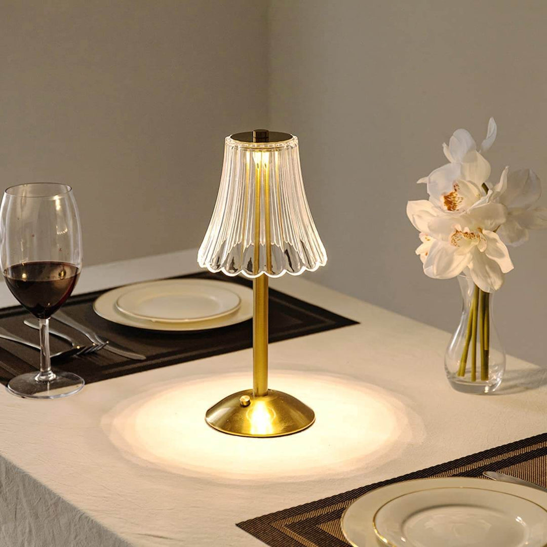 Touch Activated Crystal Table Lamp