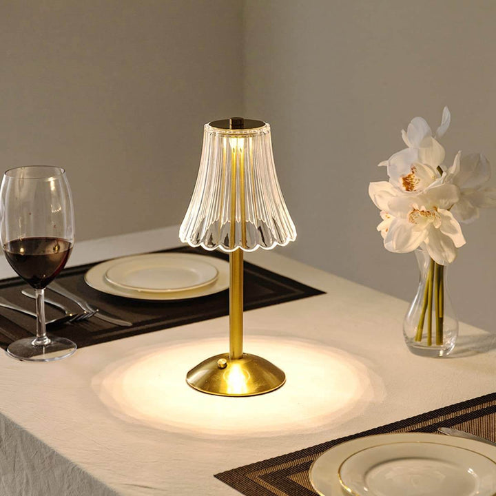 Touch Activated Crystal Table Lamp