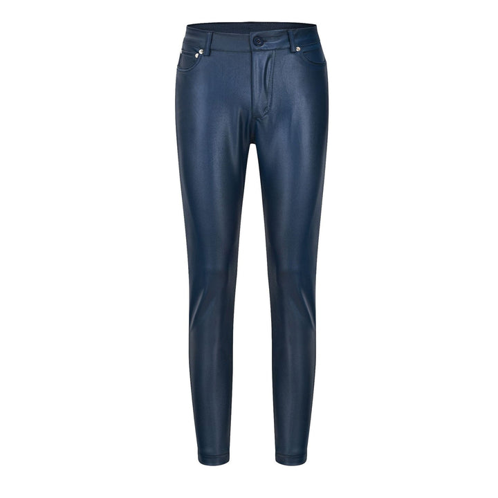 Classic black women's high waist stretch pants. Versatile for any occasion.