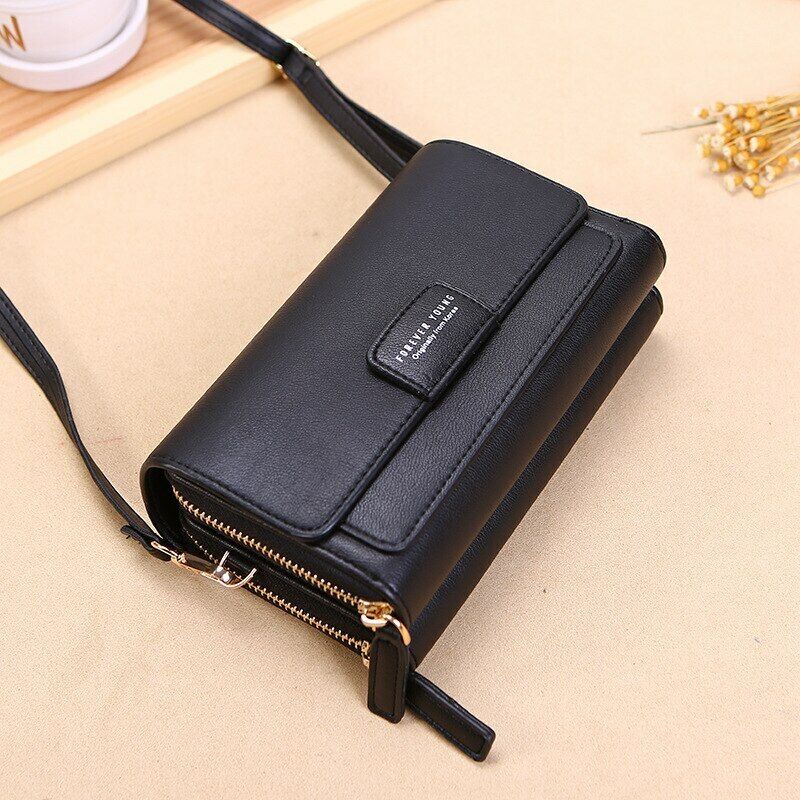 Slim red leather crossbody purse for women, a stylish way to carry your essentials securely.