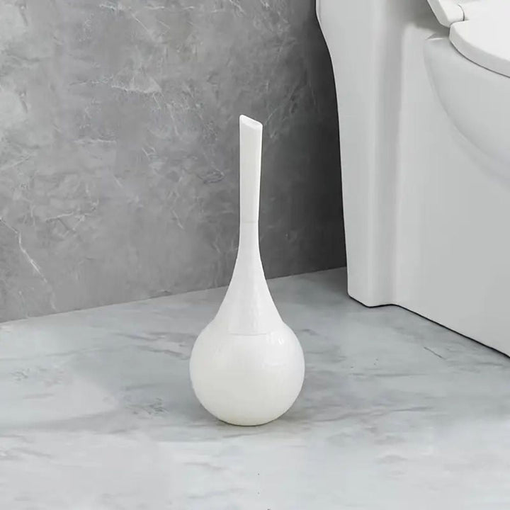 Sleek Sterling Silver luxury toilet brush, a durable & elegant bathroom accessory for modern home hygiene.