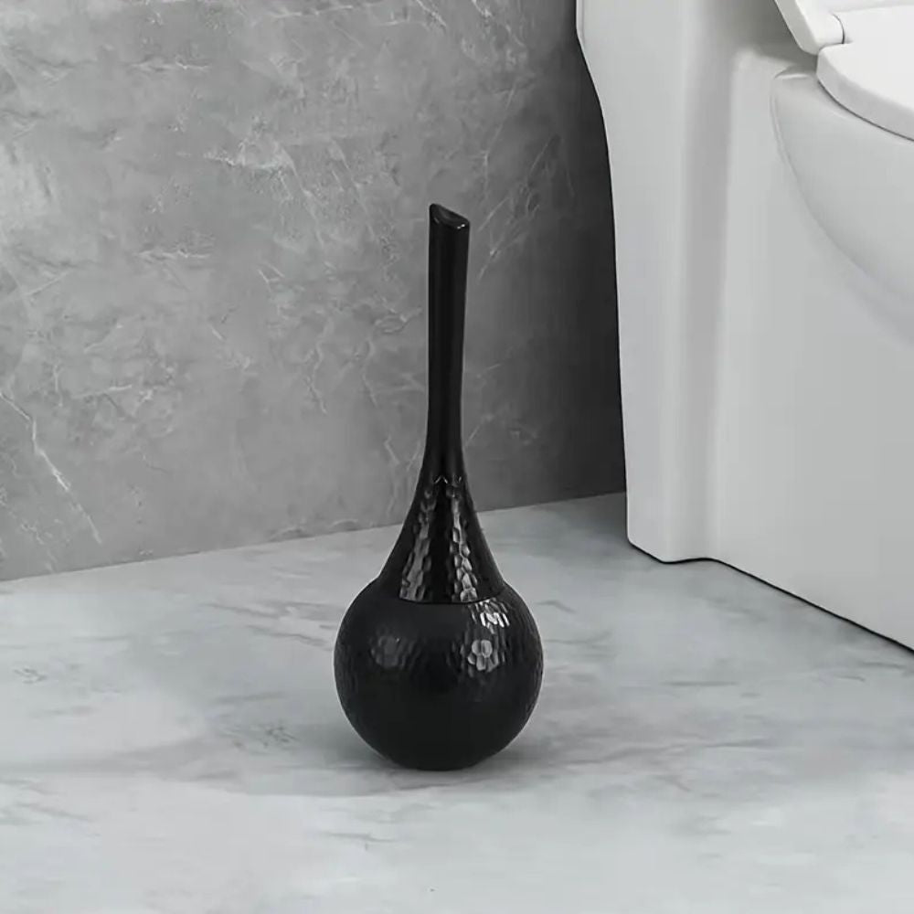 Golden Elegance luxury toilet brush, an elegant modern bathroom accessory ensuring home hygiene & decor.