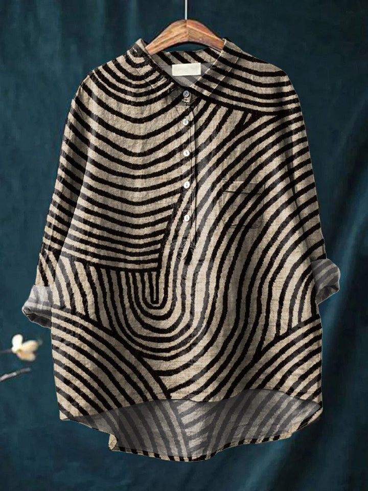 Black women's timeless blouse, elegant classic style. Versatile for workwear or casual chic everyday fashion.