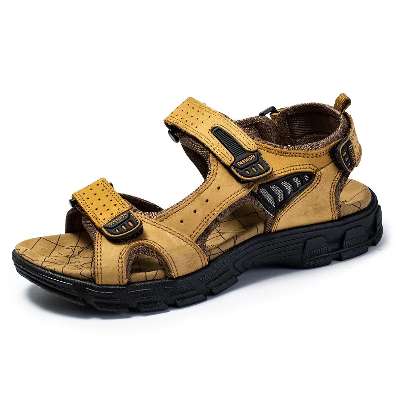 Comfortable men's & women's orthopedic sandals with strong arch support & adjustable Velcro for everyday casual wear.