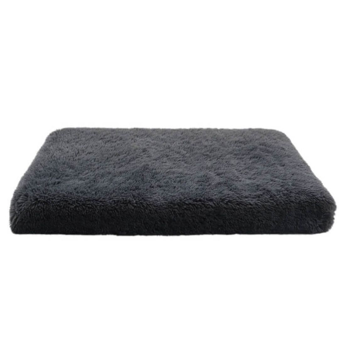 "Brown orthopaedic dog pillow for comfort, L-XXL sizes, offers optimal support and style in pet supplies."