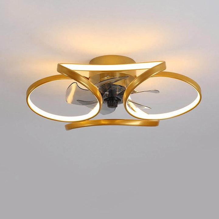 Modern Ceiling Fan Light with Remote
