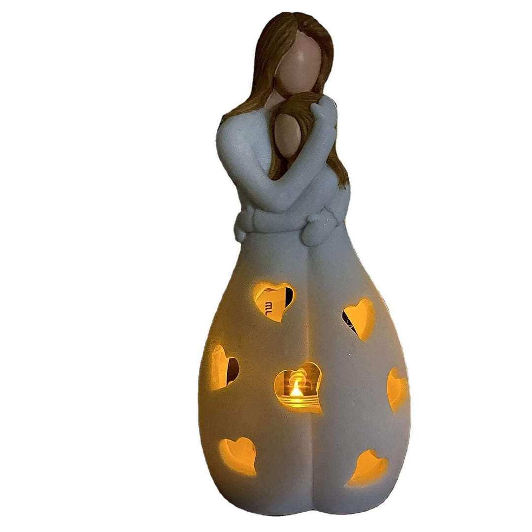 Decorative Resin Table Lamp with Warm Glow