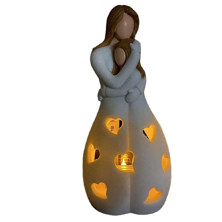 Decorative Resin Table Lamp with Warm Glow