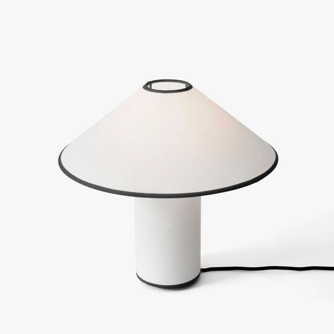 Elegant Metal & Fabric Table Lamp 32cm