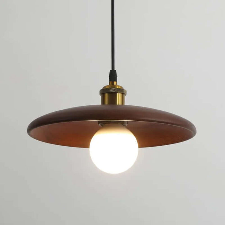 Elegant Wood Ceiling Lamp 2700K LED
